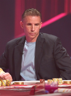 Anthony Curtis at the Ultimate Blackjack Tournament.