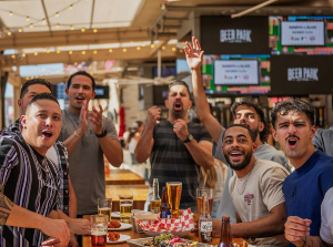 Fans can watch the showdowns at Beer Park inside Paris Las Vegas.