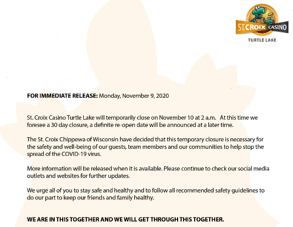 Official statement
