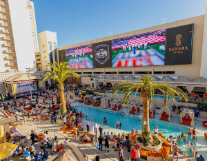 SAHARA will host an outdoor tailgate at The Pool.