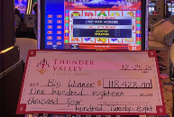 Thunder Valley Casino pays out Christmas jackpot