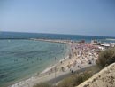 The coastline of Tel Aviv.  Safe and beautiful