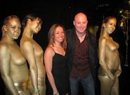 Becky and Martyn with the Golden Girls