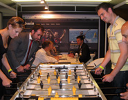 Working hard at the conference
